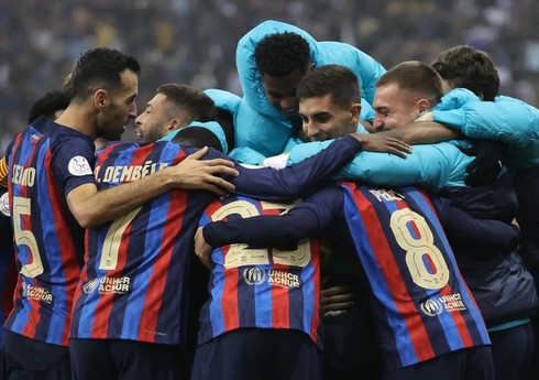 "Barselona" "Real Madrid"i yenərək İspaniya Superkubokunun qalibi olub