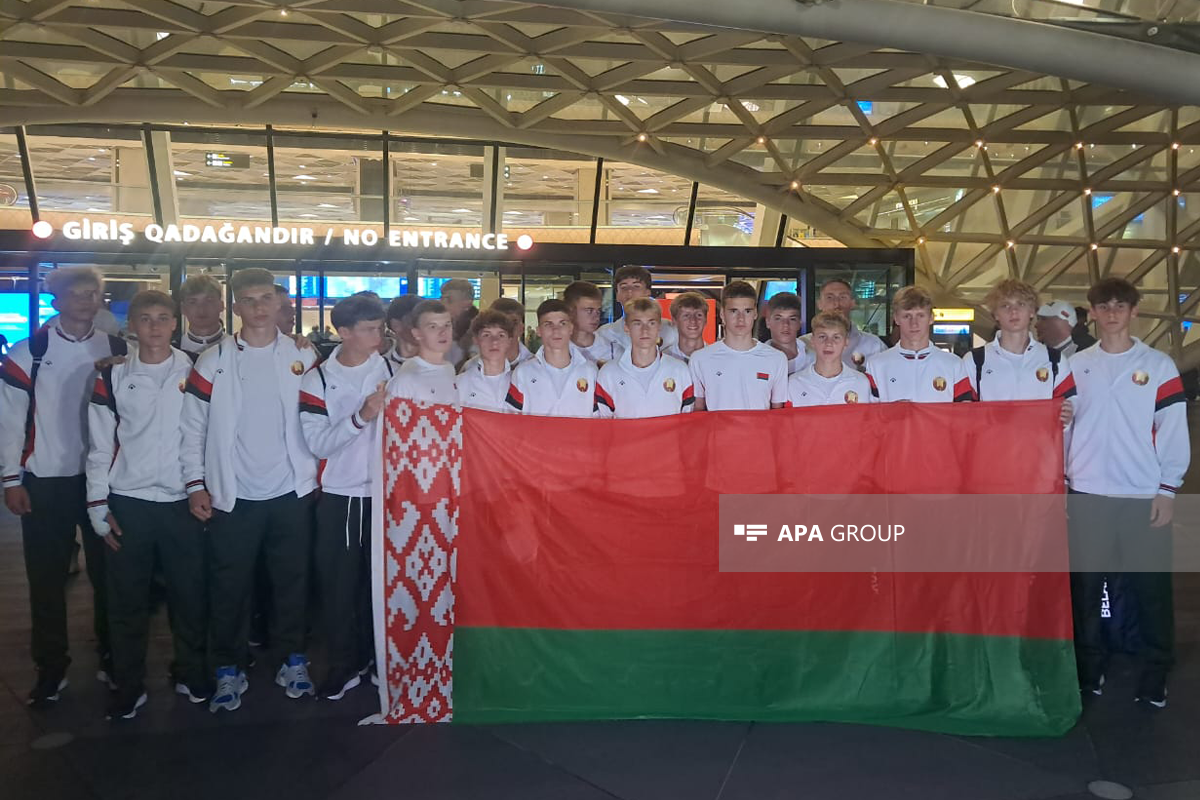 Belarusun nümayəndə heyəti III MDB Oyunlarında iştirak etmək üçün Bakıya gəlib