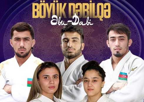 Böyük Dəbilqə: Bu gün Azərbaycanın 5 cüdoçusu tatamiyə çıxacaq