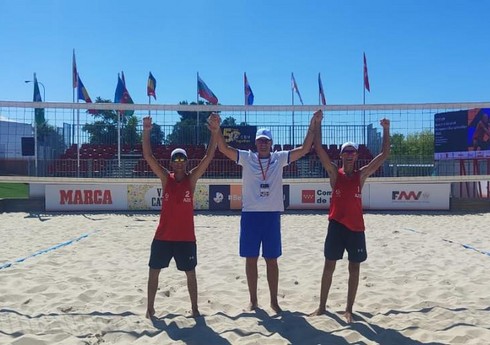 Çimərlik voleybolu üzrə Azərbaycan millisi Avropa çempionatında çıxışını başa vurub