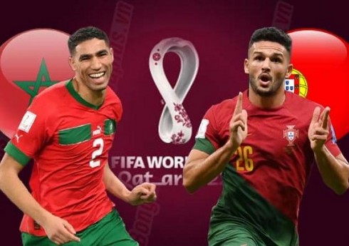 DÇ-2022: Mərakeş - Portuqaliya oyunu başlayıb