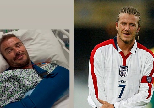 Devid Bekhem 22 il əvvəl aldığı zədəyə görə əməliyyat olunub