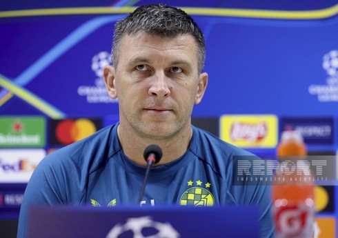 "Dinamo"nun baş məşqçisi: "Qarabağ"ı yaxşı təhlil etdiyimizə görə uğurlu nəticə qazandıq