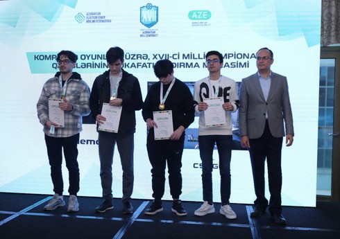 Elektron İdman Növləri Federasiyası ölkə çempionatının qaliblərini mükafatlandırıb