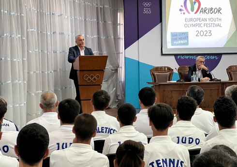 EYOF-da iştirak edəcək Azərbaycan təmsilçiləri ilə görüş keçirilib