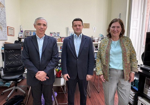 Fərid Fərhadzadə Madriddə Dünya Triatlon İttifaqının rəsmiləri ilə görüşüb