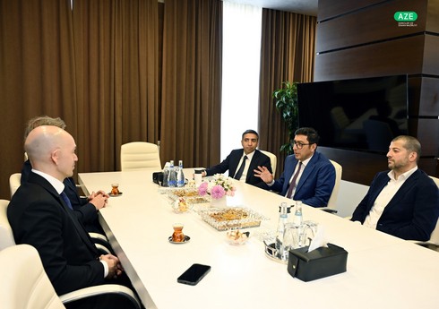 Fərid Qayıbov Avropa Su İdmanı Növləri Federasiyasının prezidenti ilə görüşüb