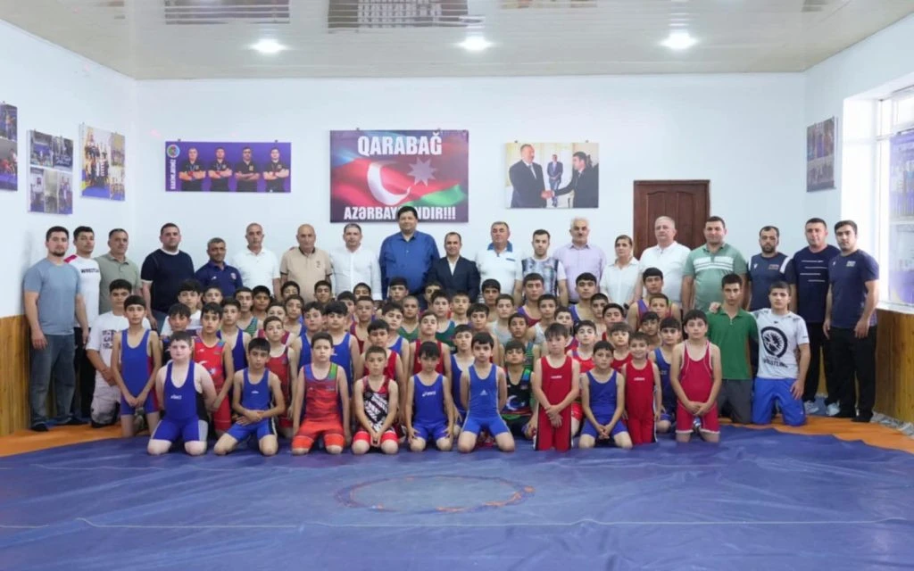 Göyçayda üç güləş zalı istifadəyə verilib