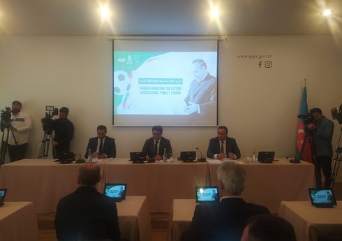 Heydər Əliyevin 100 illik yubileyinə həsr olunmuş minifutbol turnirinin 1/4 finalçıları ilə görüş keçirilib