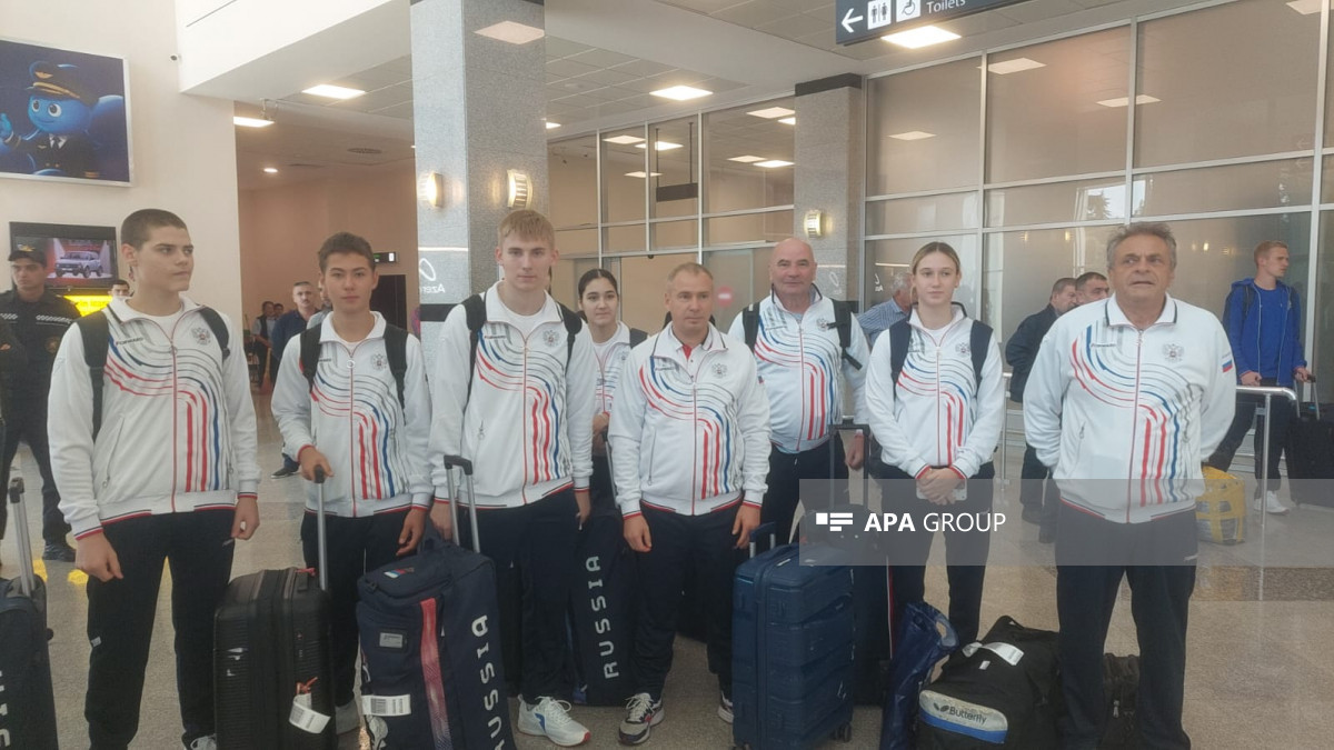 III MDB Oyunlarında iştirak edəcək Rusiya nümayəndə heyətinin ilk qrupu Gəncəyə gəlib - FOTO
