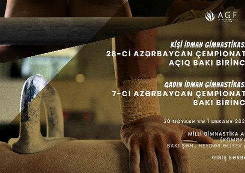 Kişi və qadın idman gimnastikası üzrə Azərbaycan çempionatları keçiriləcək