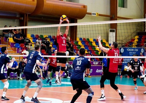 Kişi voleybolçular arasında Azərbaycan Yüksək Liqasında ilk final oyunu keçirilib