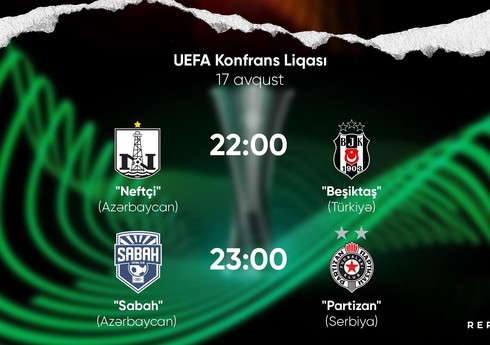 Konfrans Liqası: Azərbaycan klubları cavab matçını bu gün səfərdə keçirəcəklər