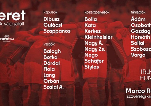 Macarıstan millisinin AVRO-2024 üçün yekun heyəti açıqlanıb