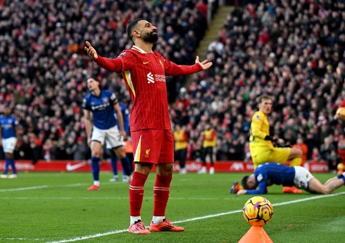 Məhəmməd Salah Premyer Liqada qolların sayına görə "Arsenal"ın sabiq hücumçusunu keçib