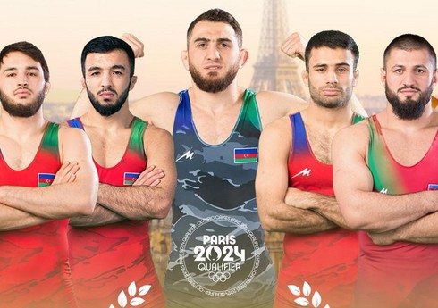 Mikayıl Cabbarov Paris-2024 Yay Olimpiya Oyunlarına lisenziya qazanan güləşçiləri təbrik edib