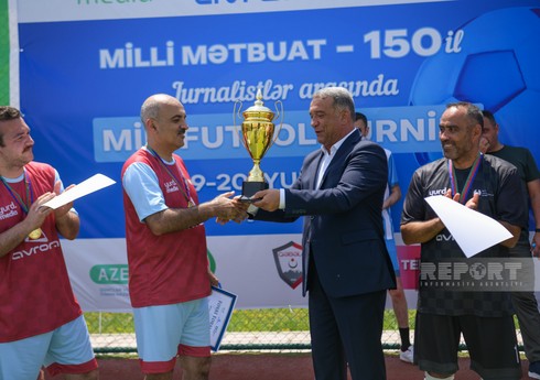 "Milli Mətbuat - 150" minifutbol turnirinin qalibi müəyyənləşib