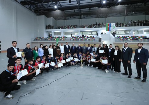 Müstəqillik Gününə həsr olunmuş voleybol üzrə rayon turnirinin final mərhələsi keçirilib