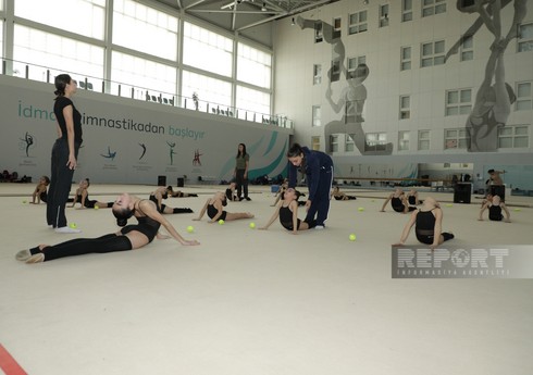 Naxçıvan və Zirə bədii gimnastları MGA-da təlim-məşq toplanışında iştirak edirlər