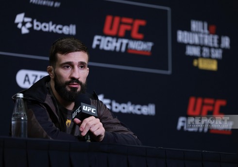 Nazim Sadıxov: "Braziliyalı rəqibimdən daha güclüyəm"