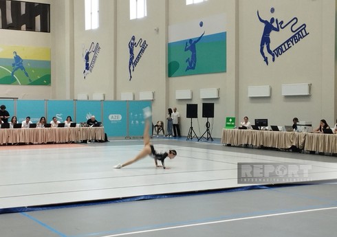 Neftçalada aerobika gimnastikası üzrə VIII ölkə çempionatı başlayıb