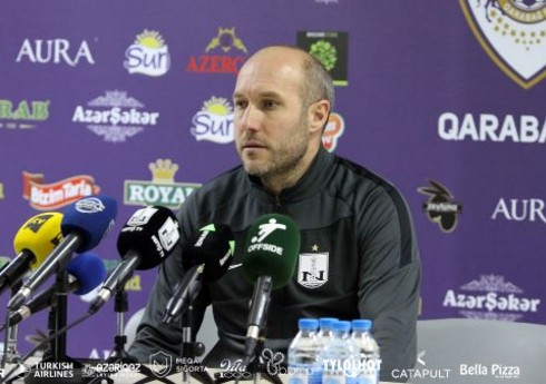 "Neftçi"nin baş məşqçisi: "Qarabağ"la oyunda istəkli idik