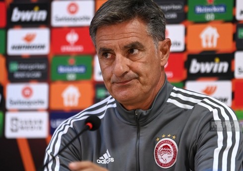 "Olimpiakos"un baş məşqçisi: "Gərgin vəziyyətdə mübarizə aparmaq asan deyil"