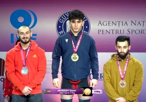 Ömər Cavadov Avropa birinciliyində qızıl medal qazanıb