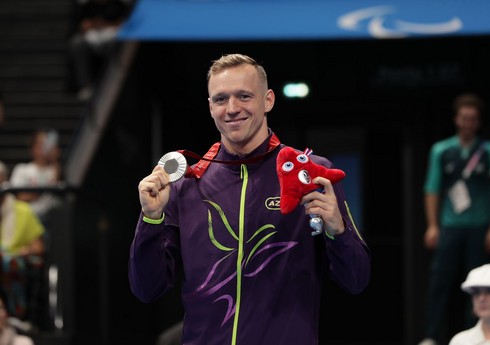 Paris-2024: Azərbaycan paraüzgüçüsü gümüş medal qazanıb