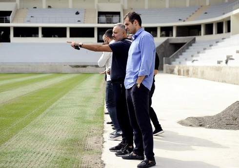 PFL rəhbərliyi "Sumqayıt"ın stadionuna baş çəkib