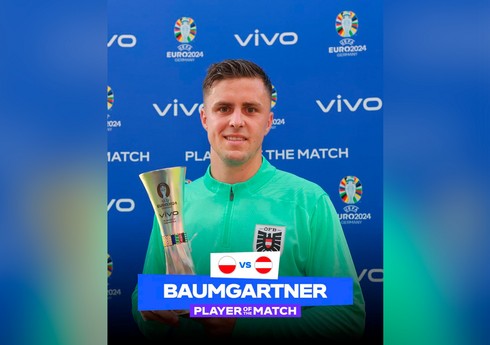 Polşa - Avstriya matçının ən yaxşı futbolçusu müəyyənləşib