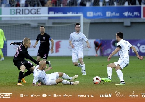 Premyer Liqa: “Qarabağ” və “Sabah” meydana Türkiyəyə dəstək banneri ilə çıxıblar