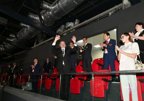 Prezident İlham Əliyev və Mehriban Əliyeva Bakıda taekvondo üzrə dünya çempionatının açılış mərasimini izləyiblər - YENİLƏNİB