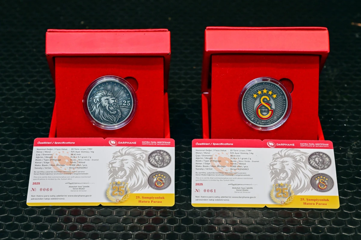 Qalatasarayın 25-ci çempionluğu üçün xatirə pulu buraxılır - FOTO