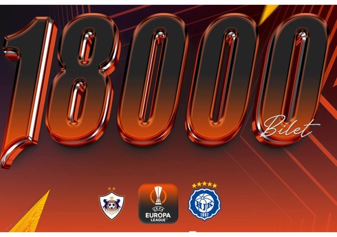 "Qarabağ" HİK-lə oyun üçün satılmış biletlərin sayını açıqlayıb