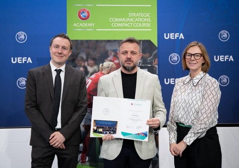 "Qarabağ" rəsmisi UEFA Akademiyasının kursunda iştirak edib