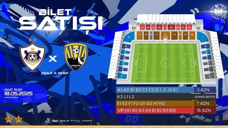 “Qarabağ”ın kubok qaldıracağı oyunun biletləri satışa çıxarılıb