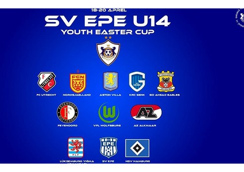 "Qarabağ"ın U-14 komandası Niderlandda beynəlxalq turnirdə iştirak edəcək