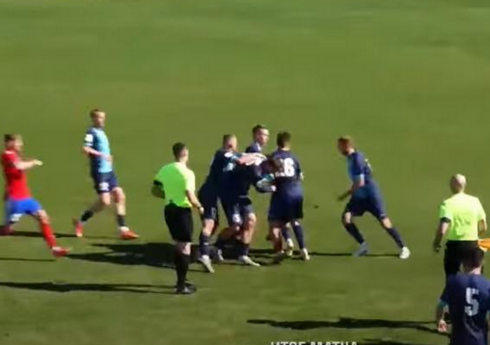 Rusiya klubları arasında yoldaşlıq görüşündə kütləvi dava baş verib