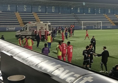 "Səbail"in oyun vaxtı huşunu itirən futbolçusunun son durumu açıqlanıb