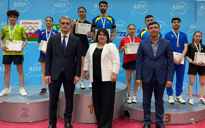 Stolüstü tennis üzrə Azərbaycan çempionatının qalibləri bəlli olub