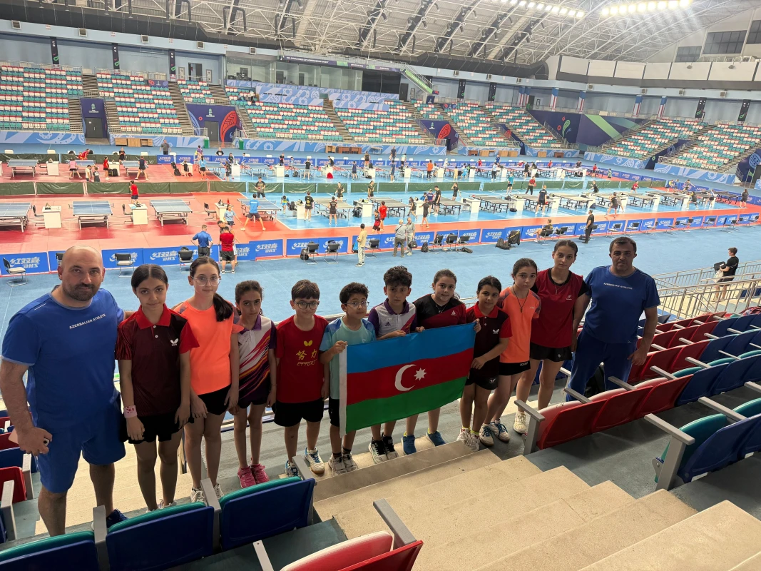 Stolüstü tennisçilər növbəti beynəlxalq yarışda