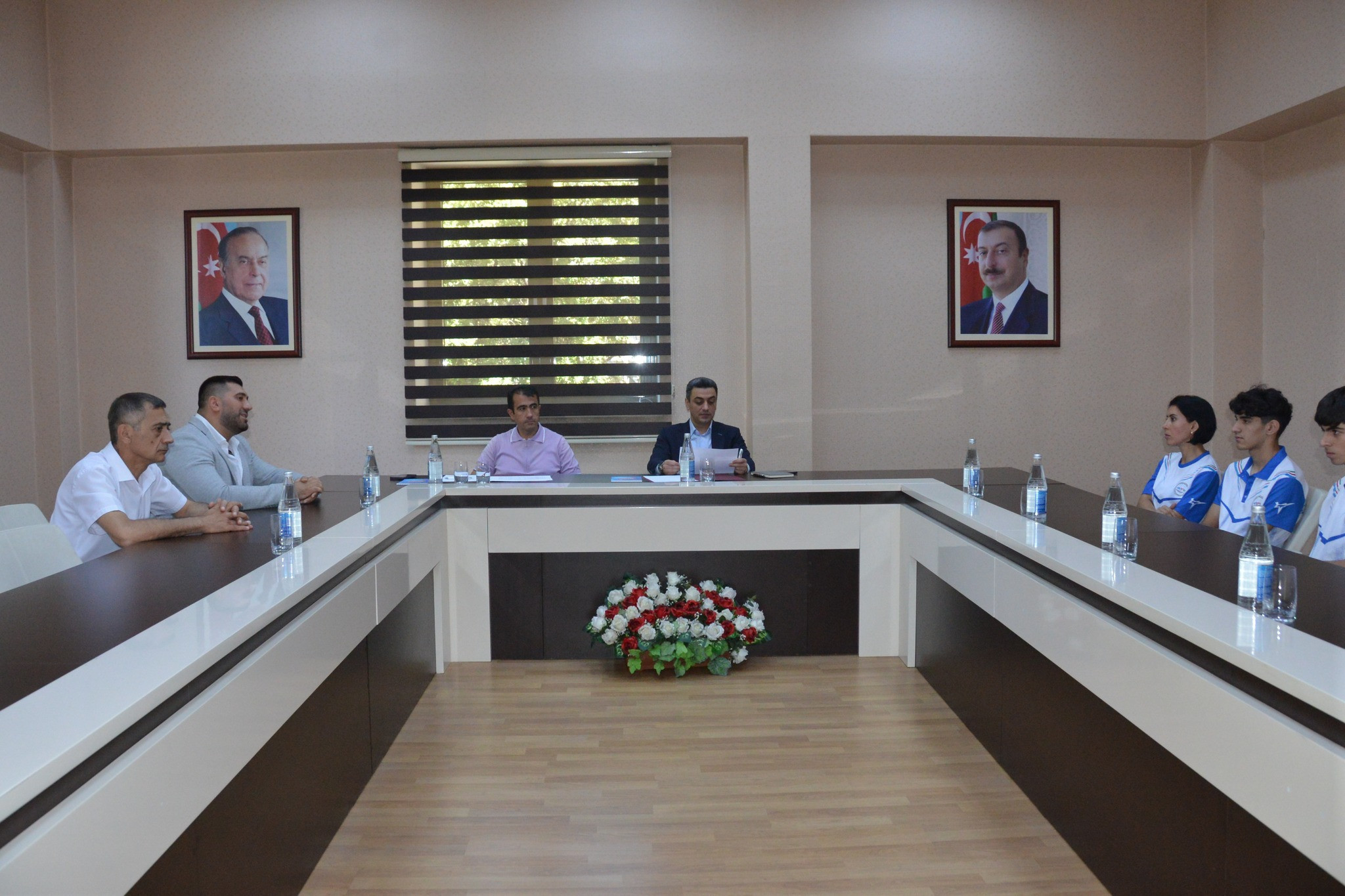 Taekvondo Federasiyasında milli komanda ilə görüş olub - FOTO