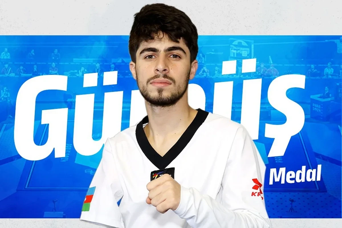 Taekvondoçumuzdan gümüş müdal
