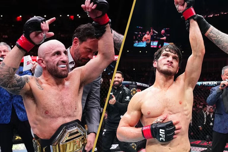 Volkanovski kəmərini qorudu, EVLOYEVİN SERİYASI QIRILDI