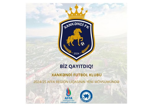 "Xankəndi" klubunun rəsmisi: Bu komandanı yaratmaq və təmsil etmək bizim üçün fəxrdir