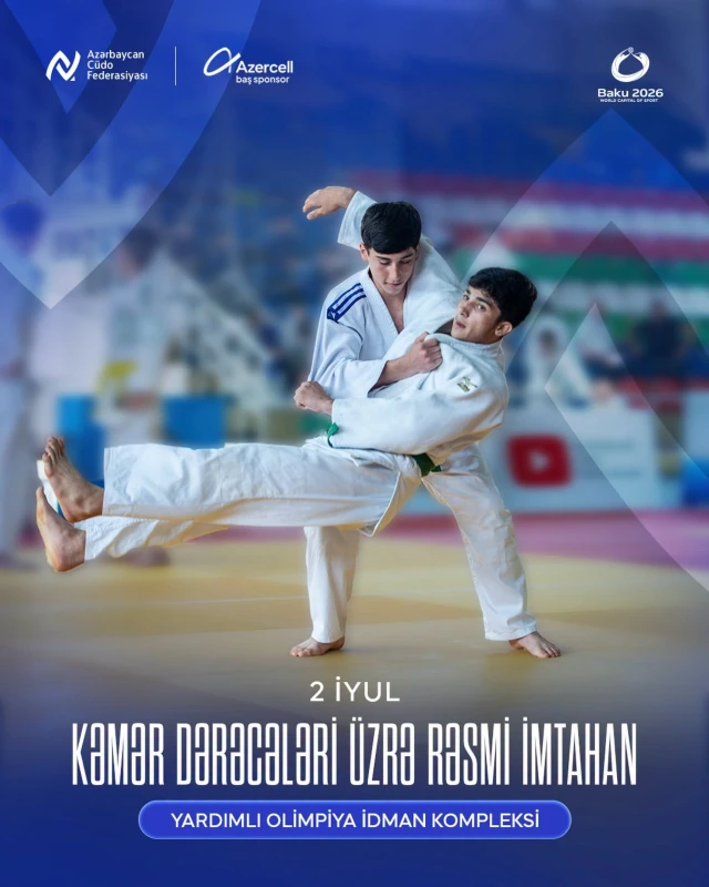 Yardımlıda kəmər dərəcələri üzrə rəsmi imtahan keçiriləcək
