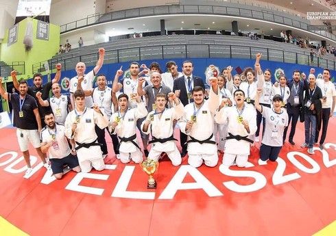 Yeniyetmə cüdoçulardan ibarət Azərbaycan millisi Avropa çempionu olub - YENİLƏNİB