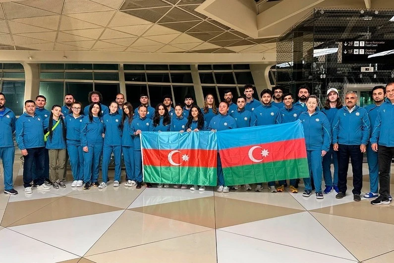 Yığmamız Avropa çempionatında iştirak üçün Sloveniyaya yollanıb