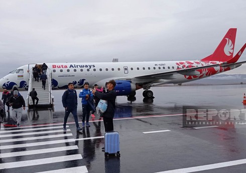 Zəngilan hava limanının ilk mülki sərnişinləri idmançılar olub